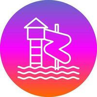 Water park Vector Icon Design