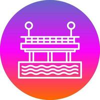 Pier Vector Icon Design