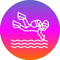 Scuba dive Vector Icon Design