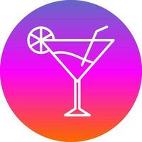 Martini Vector Icon Design