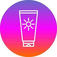 Sun cream Vector Icon Design