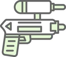 Water gun Vector Icon Design