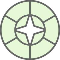 Frisbee Vector Icon Design