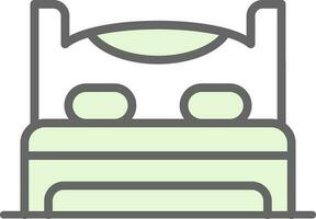 Bed Vector Icon Design