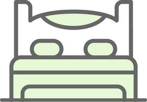 Bed Vector Icon Design