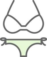 Bikini Vector Icon Design