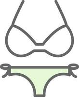 Bikini Vector Icon Design