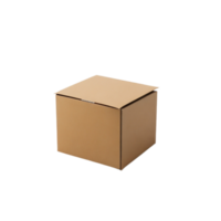 aislado marrón cartulina caja en transparente fondo, marrón cartulina caja fotografía, embalaje, almacenamiento, vacío caja, producto embalaje fotografía, producto monitor clipart png