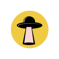 ufo navicella spaziale isolato, ufo giorno clipart su trasparente sfondo, isolato ufo navicella spaziale, ufo clipart, non identificato volante oggetto clipart, ufo illustrazione, navicella spaziale clipart, alieno navicella spaziale clipart png