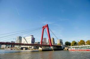 Williamsburg, Rotterdam, October 2022. Bridge in Rotterdam photo