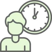 Working hours Vector Icon Design