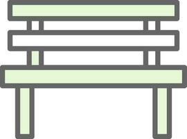 Bench Vector Icon Design