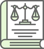 Law Vector Icon Design