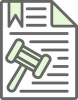 Legal document Vector Icon Design