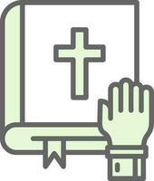 Oath Vector Icon Design