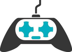 Vector game controller icon in flat style.