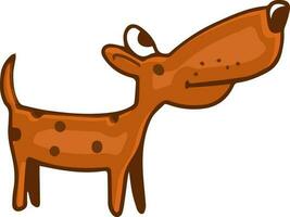 Funny and cute giraffe. vector