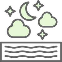 Night Vector Icon Design