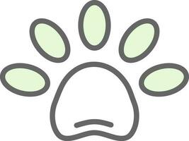 Paw Vector Icon Design