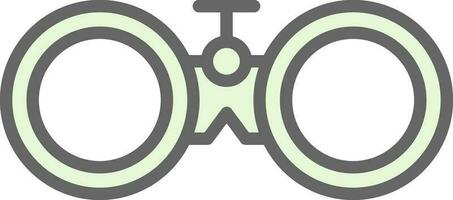 Binoculars Vector Icon Design