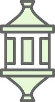 Lantern Vector Icon Design
