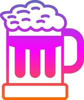 Beer mug Vector Icon Design