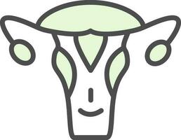 Uterus Vector Icon Design