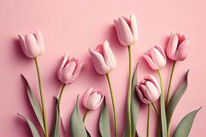 Beautiful composition spring flowers. photo