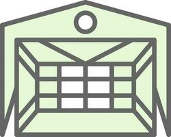 Goal post Vector Icon Design