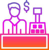 Cashier Vector Icon Design
