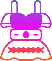 Dirndl Vector Icon Design