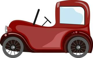 Retro design of car. vector