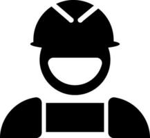 Builder sign or symbol in flat style. vector