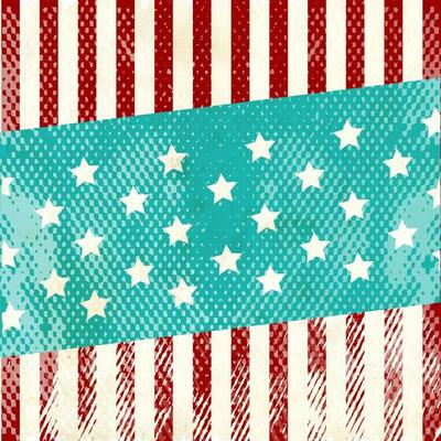 Vintage grungy background with stars.