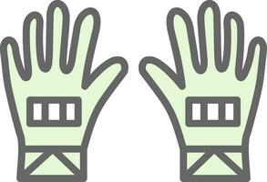 guantes, vector, icono, diseño vector