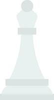 Flat illustration of a chess queen. vector