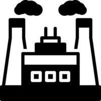 solid icon for power industry vector