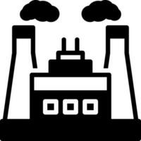 solid icon for power industry vector