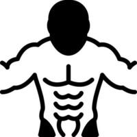 solid icon for abs vector