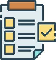 color icon for directory submission vector
