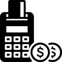 solid icon for payment method vector