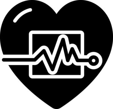 solid icon for life vector