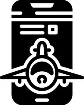 solid icon for reservation vector