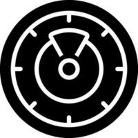solid icon for timer vector