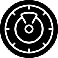 solid icon for timer vector