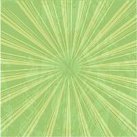 Vintage rays background in green and yellow color. vector