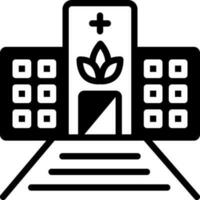 solid icon for dispensaries vector