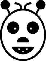 solid icon for oddity vector