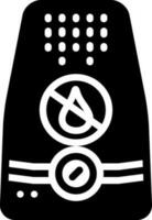 solid icon for dehumidifiers vector