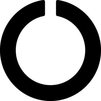 solid icon for notch vector